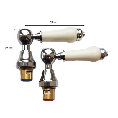 Classic White Lever Tap Revivers