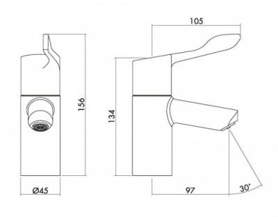 The Intatherm Safetouch Thermostatic Medical Sequential Tap