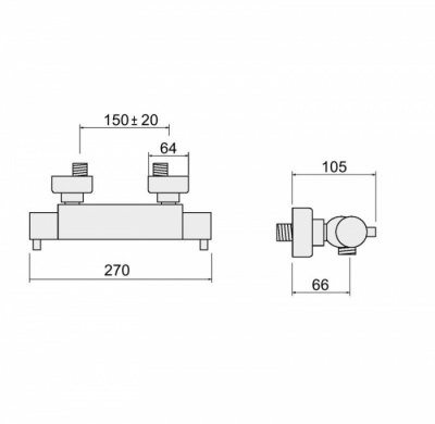 Intatec Kiko Safetouch TMV2 Shower Valve