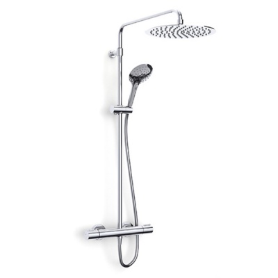 Puro Safetouch Dual Outlet Shower - Telescopic Riser