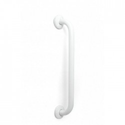 Powder coated steel grab rails | Safety bathroom grab rails in white (RAL 9016)