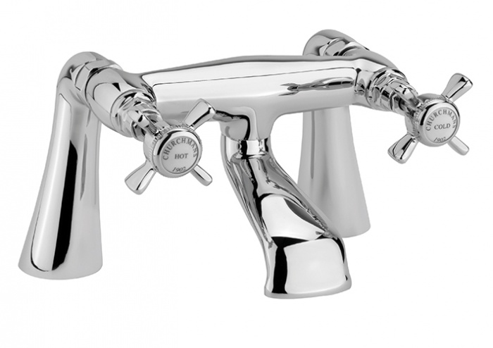 Churchmans Bath Filler - Chrome