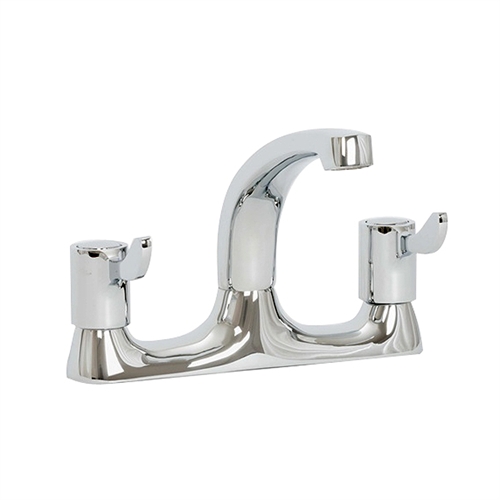 Skara Value Lever Kitchen Mixer Deck Kitchen Mixer NotJustTaps.co.uk