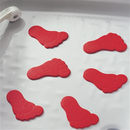Mini Mats Non Slip Bath Pads Red Notjusttaps Co Uk