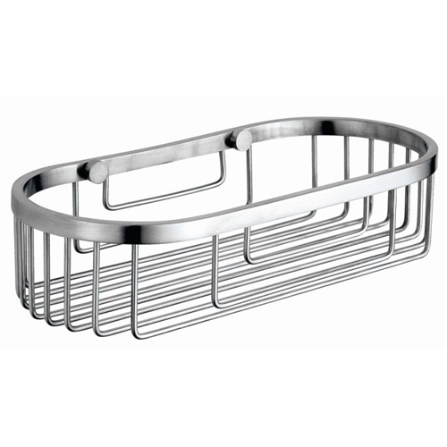 The Nofer Stainless Rectangular Hotel Bathroom Basket