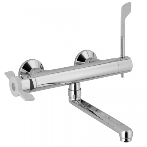 Ability Wall Mounted Thermostatic Kitchen Tap