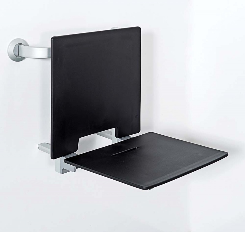 Removable slimline shower seat