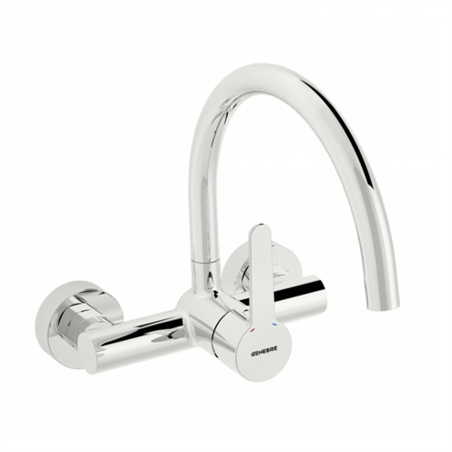 Wall fittings for kitchen Wall Connection Lever Mixer Swivel Faucet 
