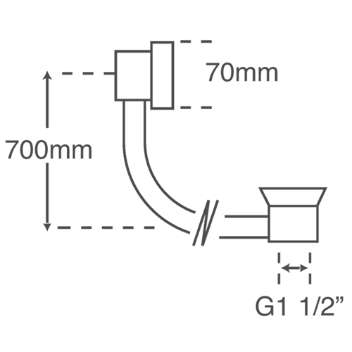 Bath Pop Up Wastes Automatic bath pop up waste NotJustTaps.co.uk