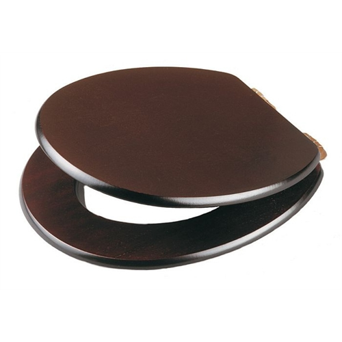 Premier Wooden Toilet Seat Mahogany NotJustTaps.co.uk