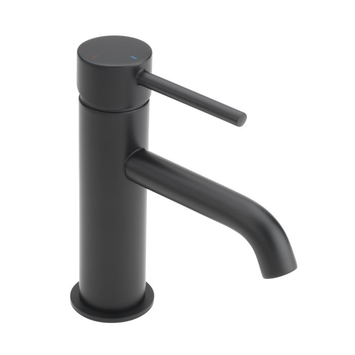 Ergo Matt Black Mono Basin Mixer