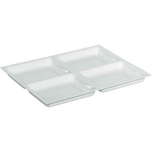 Dental Drawer Insert  - 4 compartment shallow tray