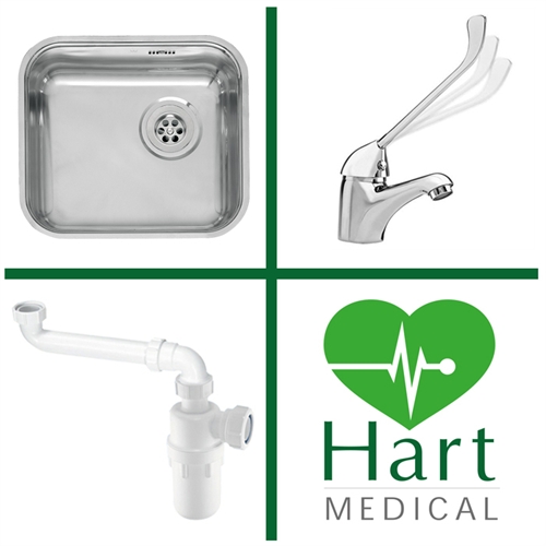 Standard Rectangular Inset Dental Sink Pack