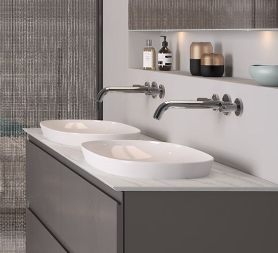 RAK Variant Drop In Oval Washbasin - no tap hole - NotJustTaps.co.uk