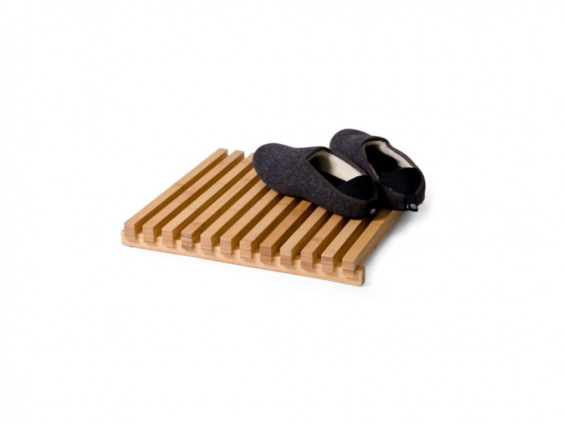 Arena Natural Bamboo Slatted Shower Mat
