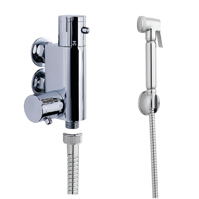 Douche Thermostatic Valve & Kit Set