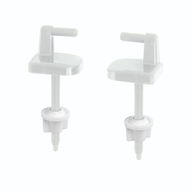 Bemis Toilet Seat Hinges - White