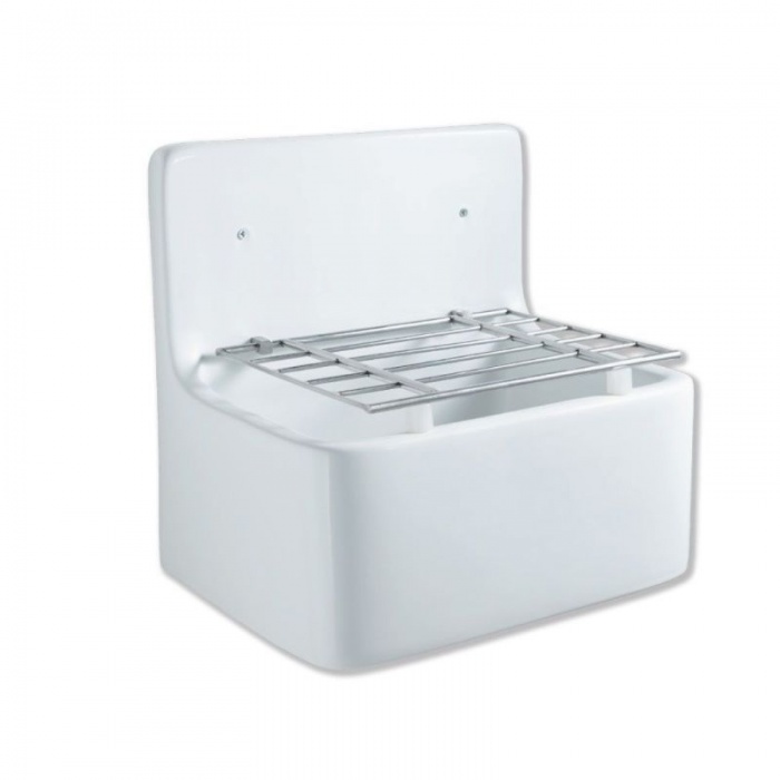 Commercial High Back Cleaners Sink Set NotJustTaps.co.uk