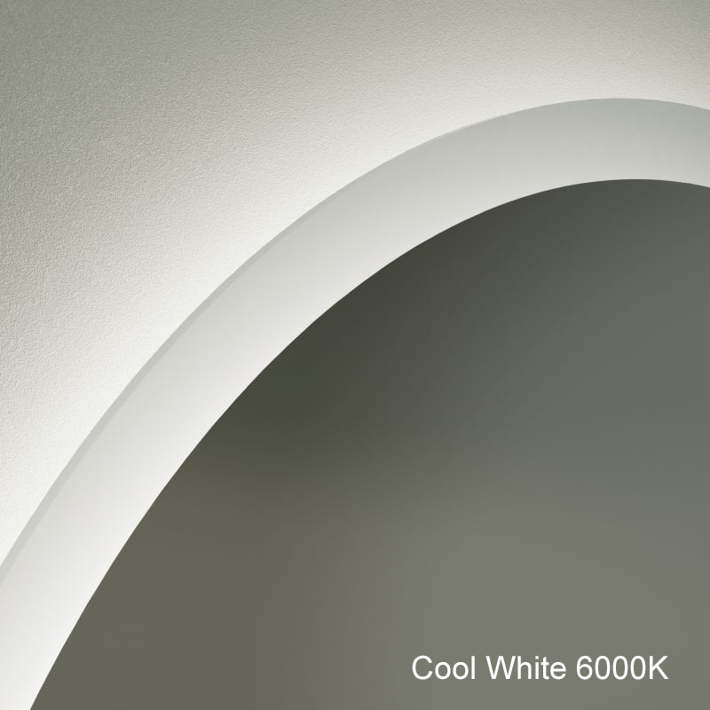 Picture Idea: Edison Round Illuminated Mirror