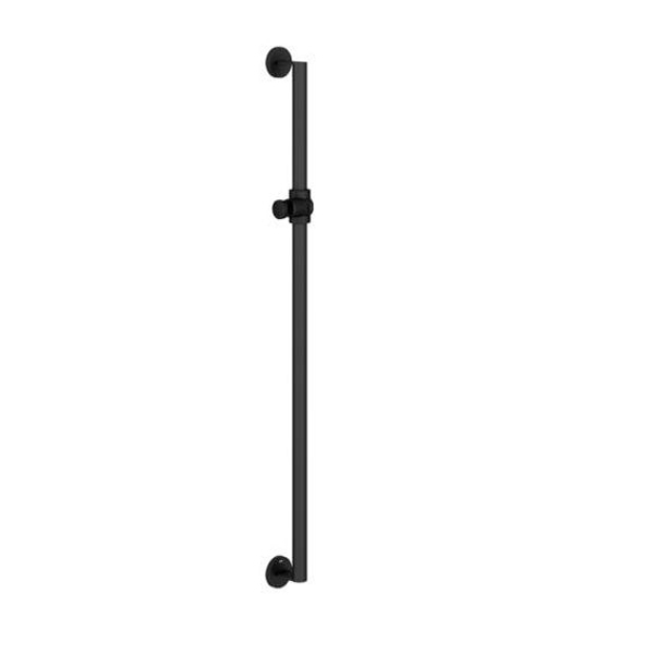 HEWI Support Shower Riser Rail Matt Black NotJustTaps.co.uk