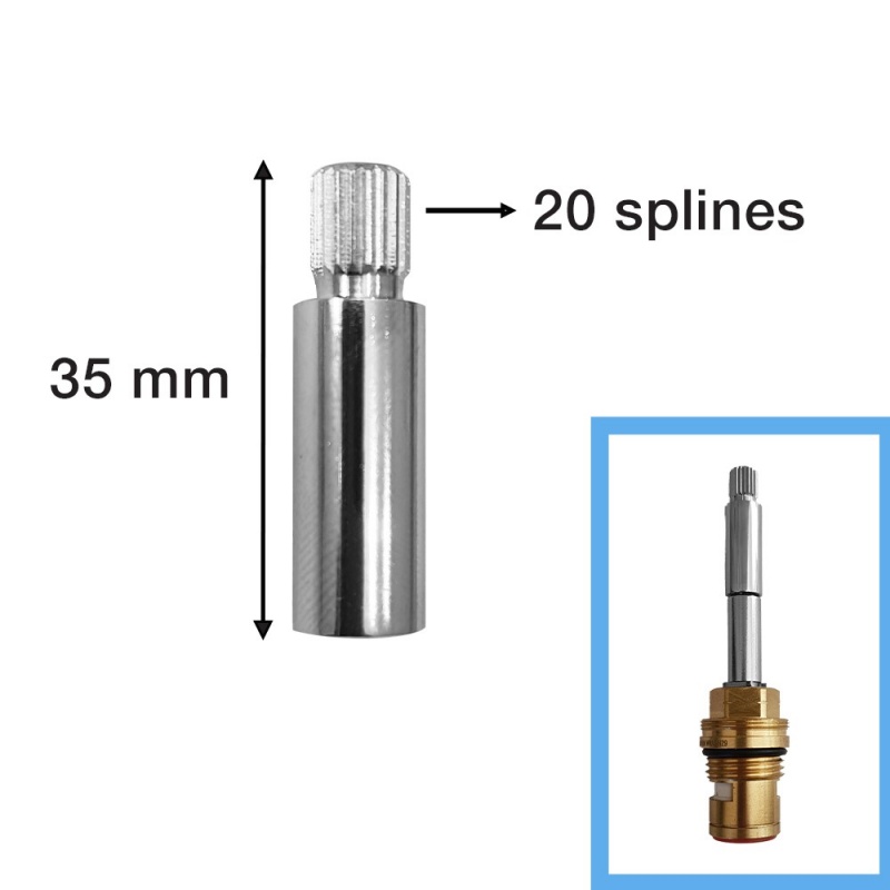 Tap Valve Spindle Extension Piece