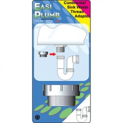 Easi-Plumb Continental Waste Thread Conversion