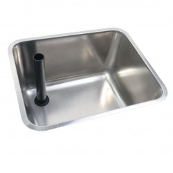 Metric Undermount Sink With Upstand Waste