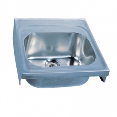 HTM64 Single Bowl Stainless Wall Scrub Basin