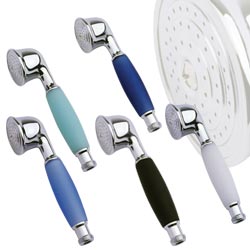 Contemporary  Colour Match Shower Handsets - UK Bathroom Taps and Shower Accessories