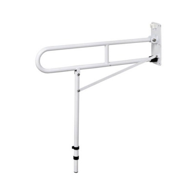 Extra Support Swing Arm Grab Rail - Adjustable Support Leg