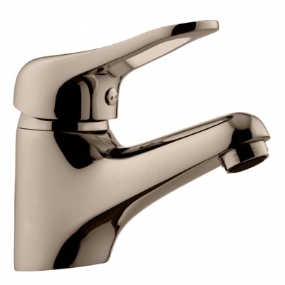 Thermassure 'Anti-Scald' Easy Grip Basin Mixer - Brushed Nickel