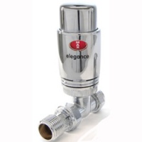 chrome thermostatic radiator valve