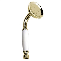 Replacement Gold Plated Edwardian Shower Handset