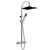 Mio Black Accent Shower System | Safetouch Design