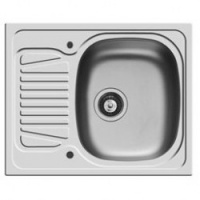 Pyramis Sparta Compact Bowl & Drainer Sink
