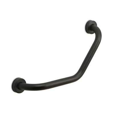 Up Angled Grab Bar - Black